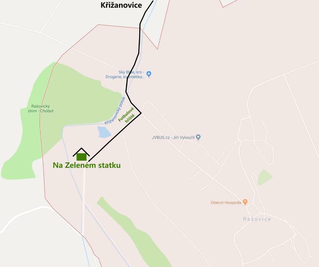 Na Zelenem Statku Hotel Rasovice  Kültér fotó